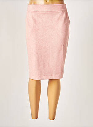 Jupe mi-longue taille normale rose MULTIPLES femme