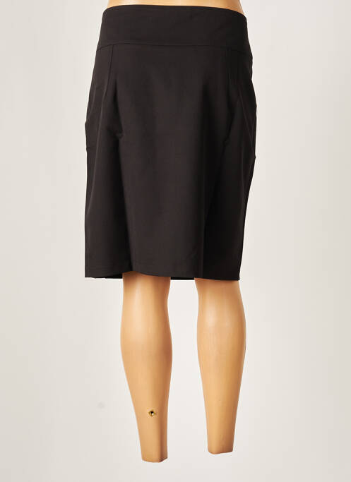 Jupe mi-longue noir MULTIPLES pour femme