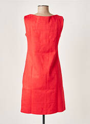 Robe mi-longue rouge MULTIPLES pour femme seconde vue