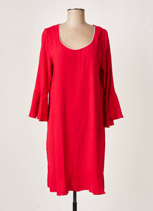 Robe mi-longue rouge MULTIPLES pour femme