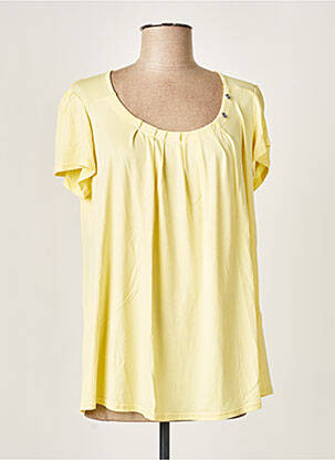 T-shirt jaune MULTIPLES pour femme
