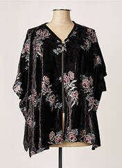 Veste kimono noir MULTIPLES pour femme seconde vue