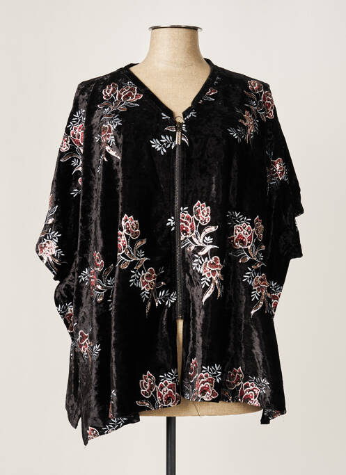 Veste kimono noir MULTIPLES pour femme