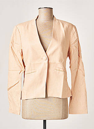 Veste chic fermeture boutonnée sur le devant rose MULTIPLES femme