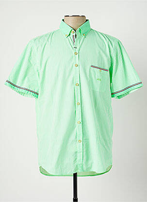 Chemise manches courtes vert DARIO BELTRAN pour homme