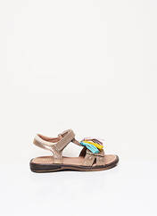 Sandales/Nu pieds marron STONES pour fille seconde vue