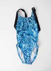 Maillot de bain 1 pièce bleu PRINCESSE ILOU pour fille seconde vue