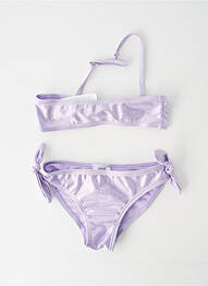 Maillot de bain 2 pièces stretch violet LOSAN fille