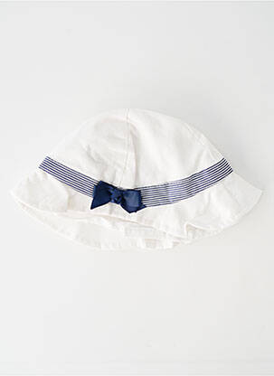 Chapeau blanc IDO pour fille