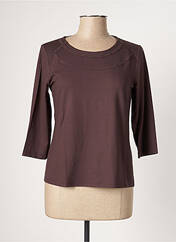 T-shirt marron FRANK WALDER pour femme seconde vue
