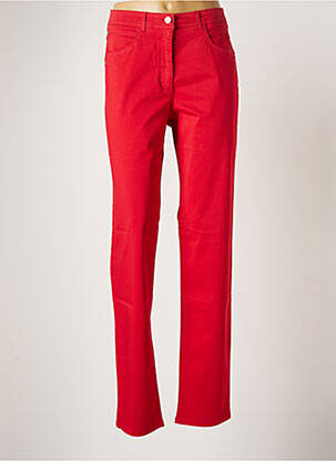 Pantalon slim rouge JOCAVI pour femme