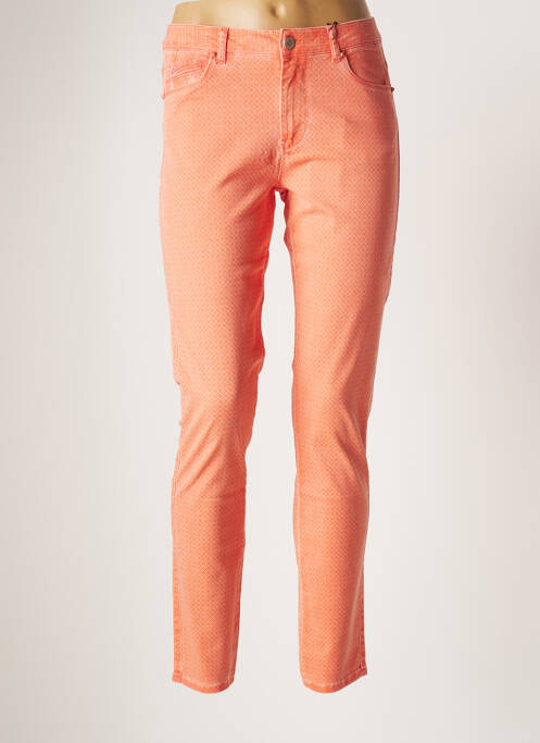 Pantalon slim orange EVA KAYAN pour femme