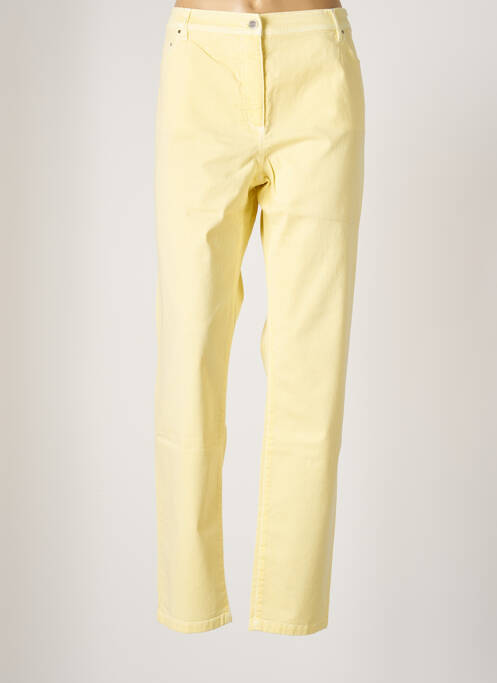 Pantalon slim jaune BETTY BARCLAY pour femme