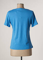 T-shirt bleu I.ODENA pour femme seconde vue