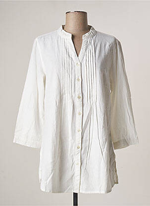 Tunique manches longues blanc AGATHE & LOUISE pour femme