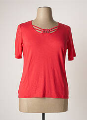 T-shirt rouge TELMAIL pour femme seconde vue