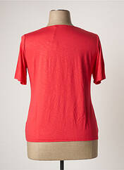 T-shirt rouge TELMAIL pour femme seconde vue
