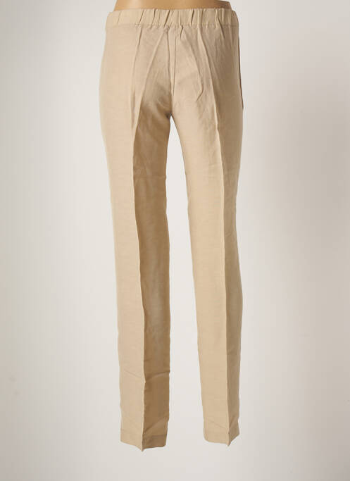 Pantalon droit beige MARIA BELLENTANI pour femme