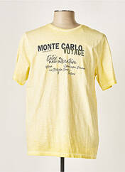 T-shirt jaune MONTE CARLO pour homme seconde vue