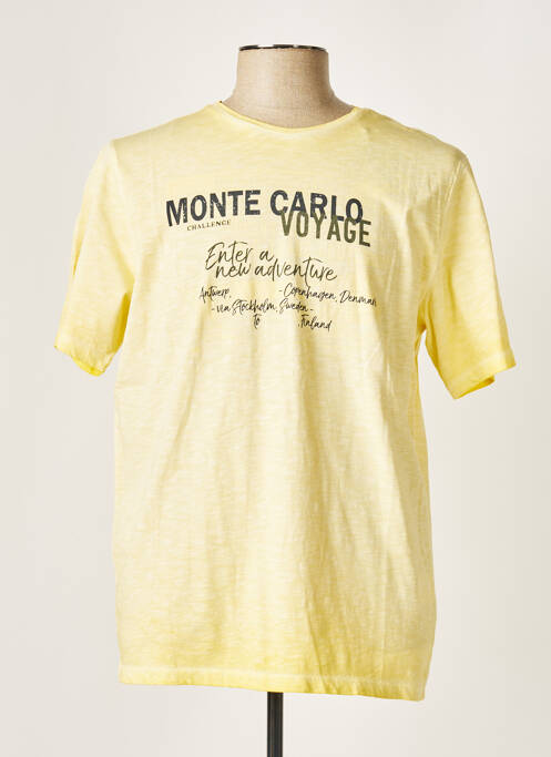 T-shirt jaune MONTE CARLO pour homme