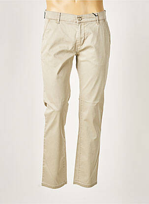 Pantalon chino beige PIONEER pour homme