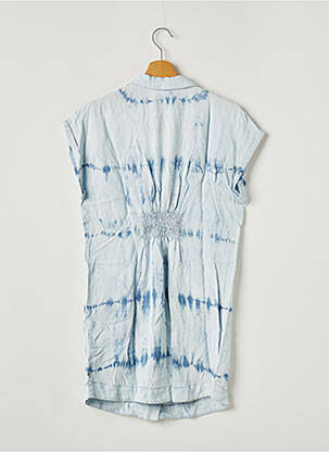 Robe mi-longue manches courtes manches courtes bleu LE TEMPS DES CERISES fille