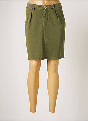 Jupe courte vert KANOPE pour femme