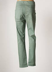 Pantalon slim vert KANOPE pour femme seconde vue