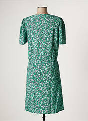 Robe mi-longue vert KANOPE pour femme seconde vue
