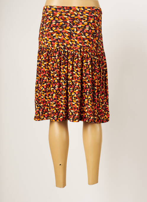 Jupe mi-longue jaune AGATHE & LOUISE femme