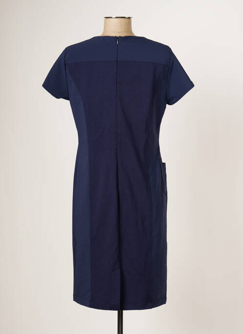 Robe mi-longue bleu FELINO femme