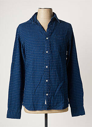 Chemise manches longues bleu JACK & JONES pour homme