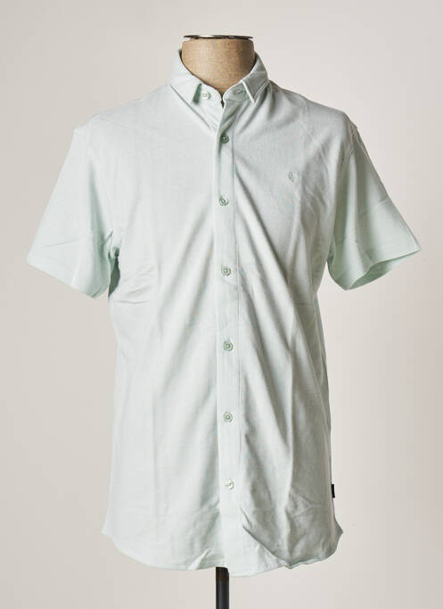 Chemise manches courtes vert JACK & JONES pour homme