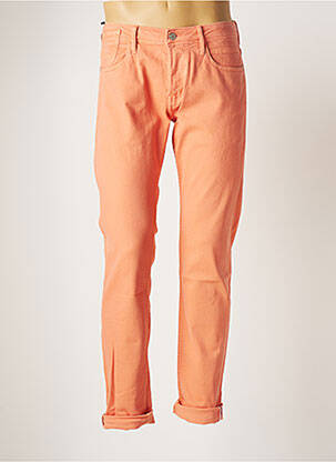 Pantalon slim orange LE TEMPS DES CERISES pour homme