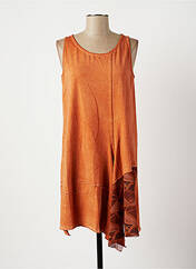 Robe courte orange LUUKAA pour femme seconde vue