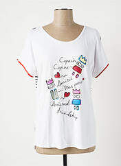 T-shirt blanc DOLCEZZA pour femme seconde vue