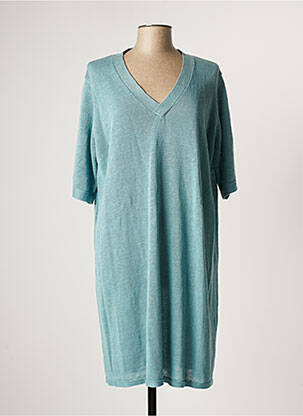 Robe pull bleu CHARMING SMILE pour femme