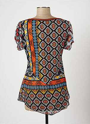 Blouse manches courtes manches courtes noir LO! LES FILLES femme