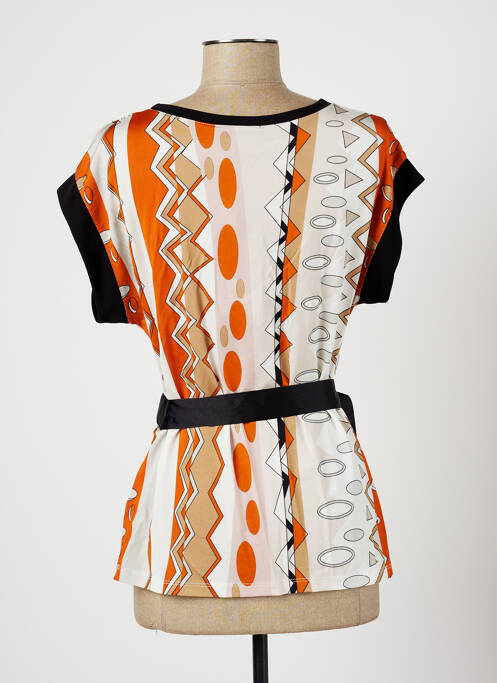 Blouse beige ELEONORA AMADEI pour femme