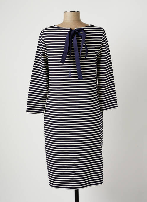 Robe mi-longue bleu MARIA BELLENTANI pour femme