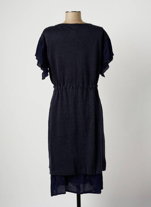 Robe mi-longue bleu MARIA BELLENTANI pour femme