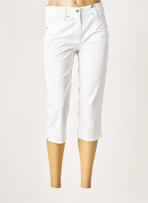 Pantacourt stretch taille normale blanc GARDEUR femme