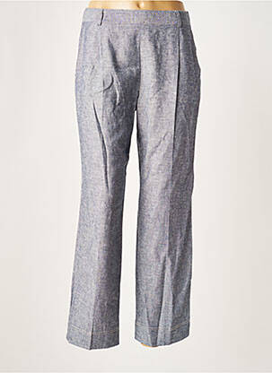Pantalon 7/8 taille haute taille haute bleu MARIA BELLENTANI femme