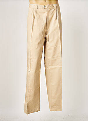Pantalon droit beige GUY COTTEN pour homme