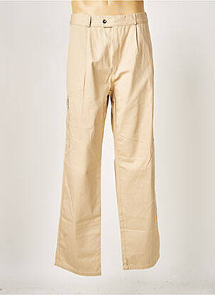 Pantalon droit beige GUY COTTEN pour homme