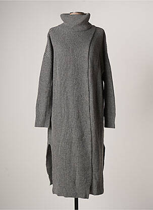 Robe pull gris BSB pour femme