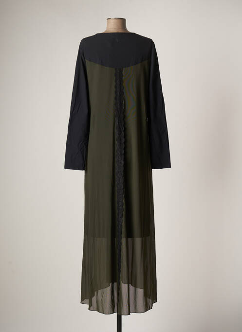Robe longue vert HBT pour femme