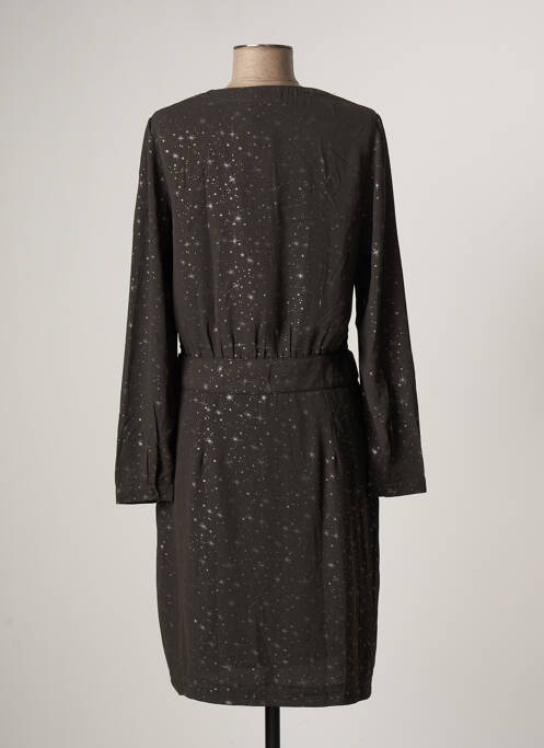 Robe mi-longue gris SEE U SOON pour femme