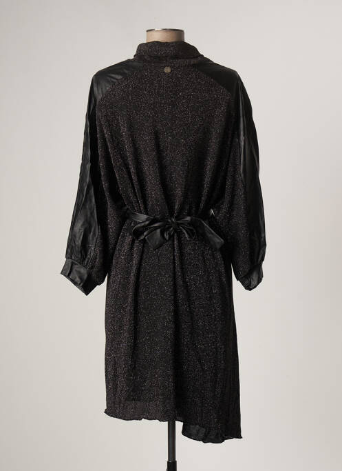 Robe mi-longue noir BSB pour femme