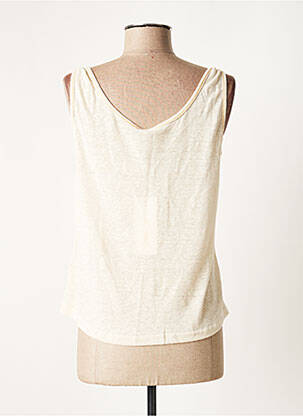 Débardeur col rond sans manche beige ONLY femme